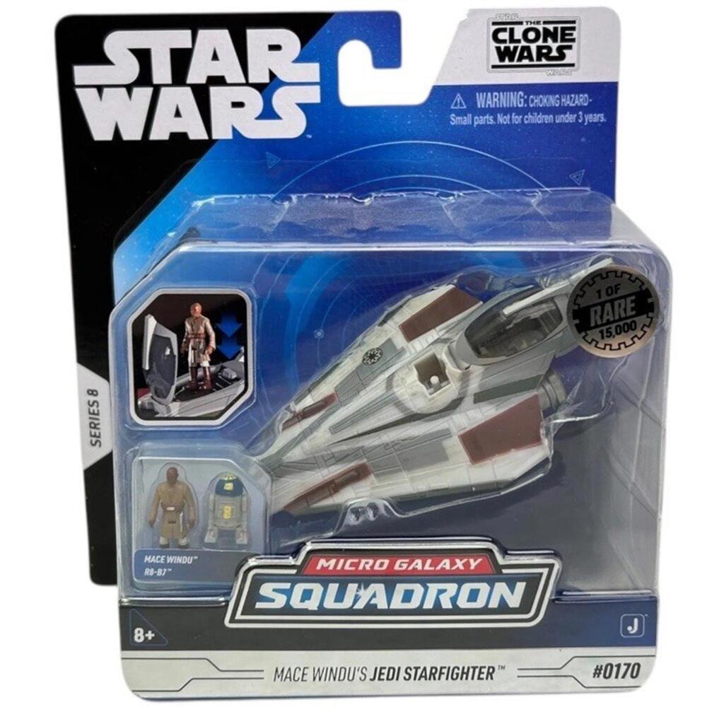 Star Wars Micro Galaxy Squadron Mace Windu's Jedi Starfighter